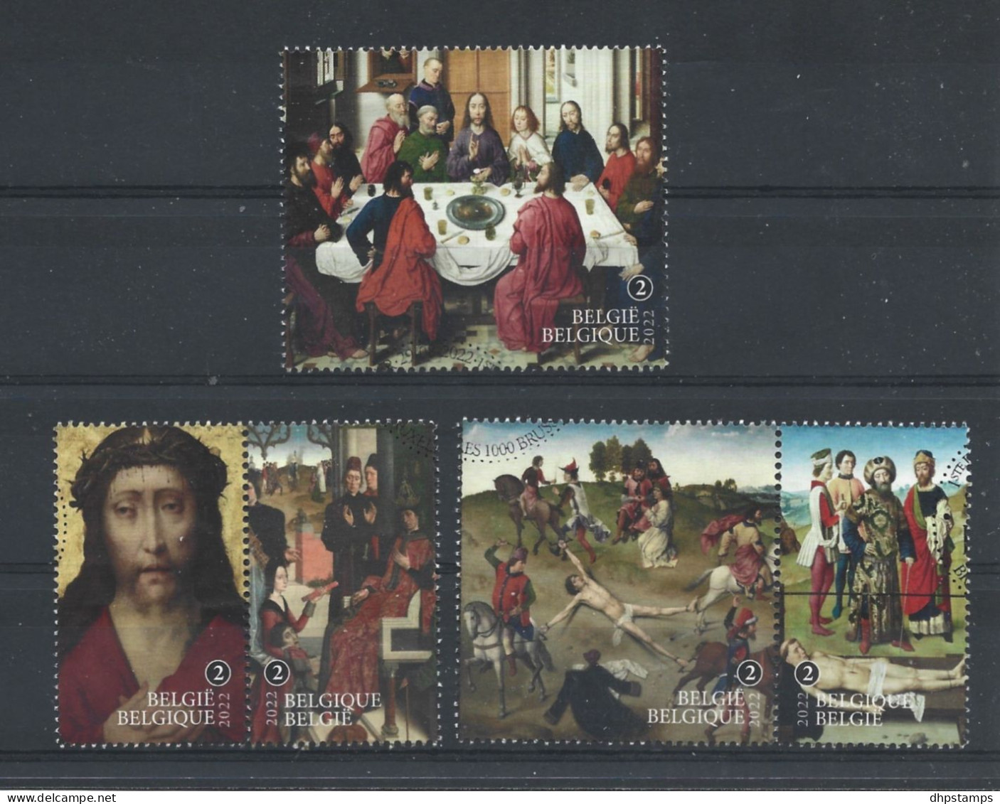 Belgie 2022 Paintings Dieric Bouts  Y.T. 5092/5096  (0) - Used Stamps