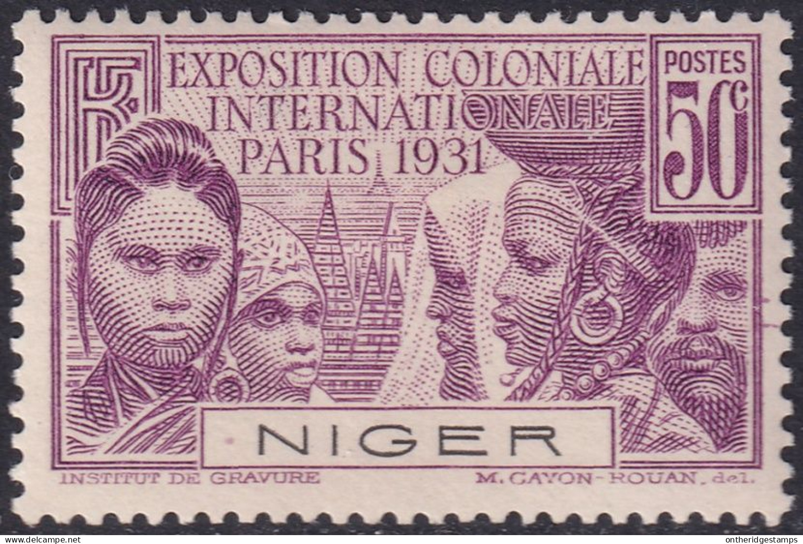 Niger 1931 Sc 74 Yt 54 MH* - Neufs