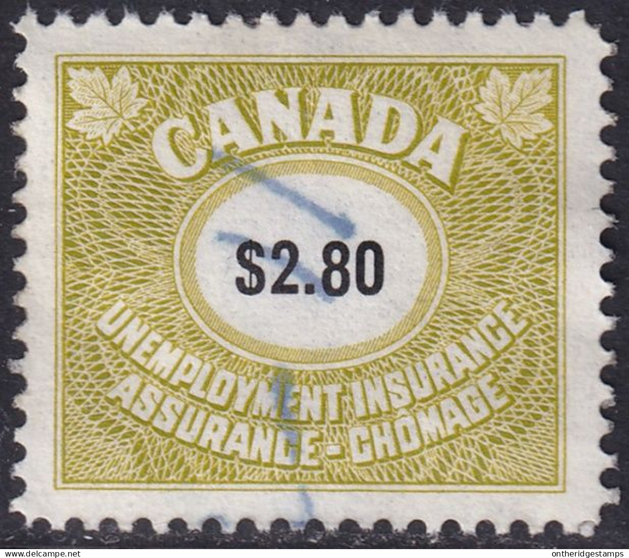 Canada 1968 Sc FU104  Revenue Unemployment Used - Fiscales