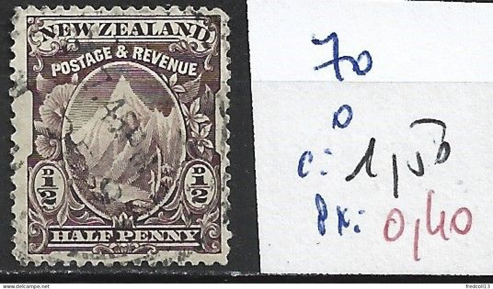 NOUVELLE-ZELANDE 70 Oblitéré Côte 1.50 € - Used Stamps