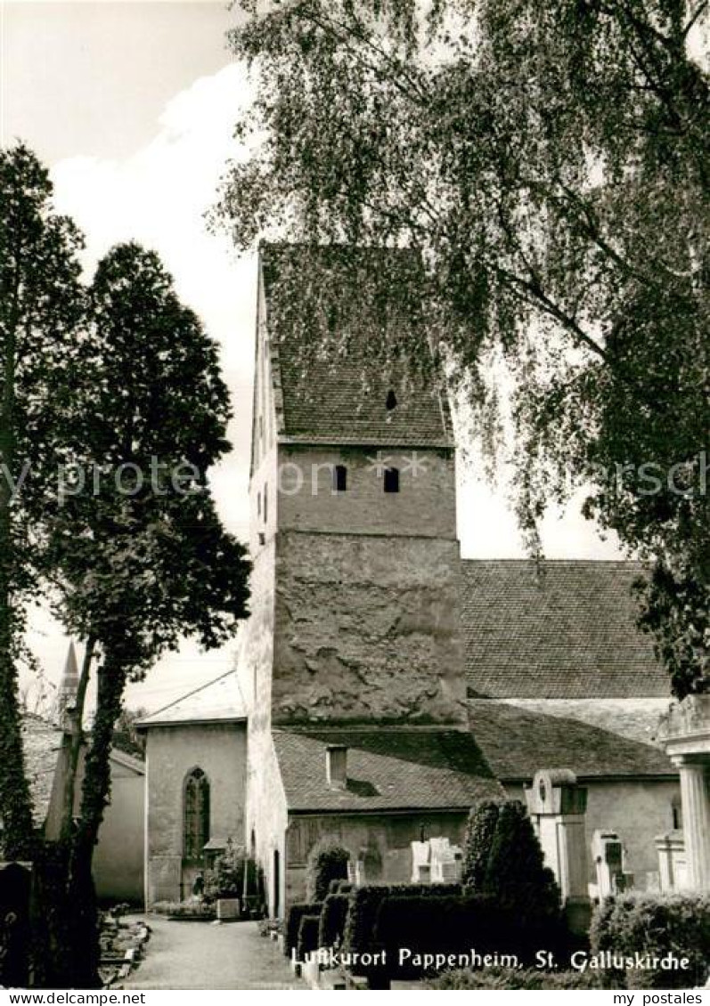 72979854 Pappenheim Mittelfranken St Galluskirche Pappenheim Mittelfranken - Pappenheim