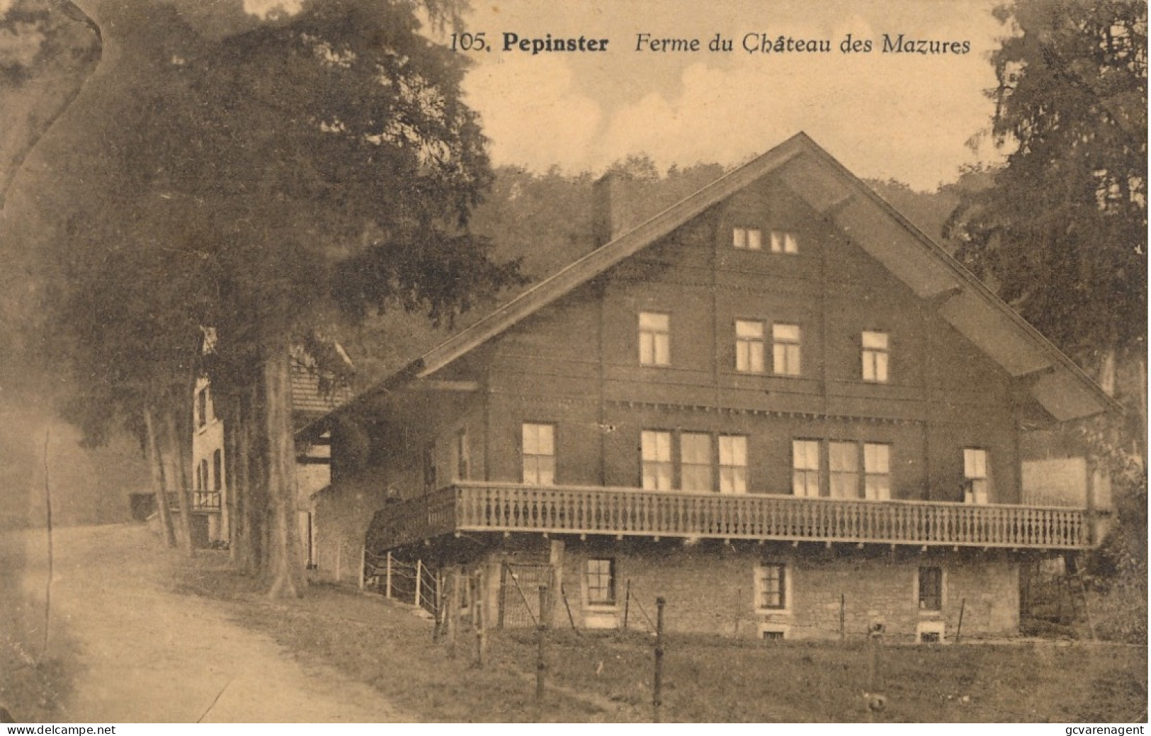 PEPINSTER  FERME DU CHATEAU DES MAZURES      2 SCANS - Pepinster