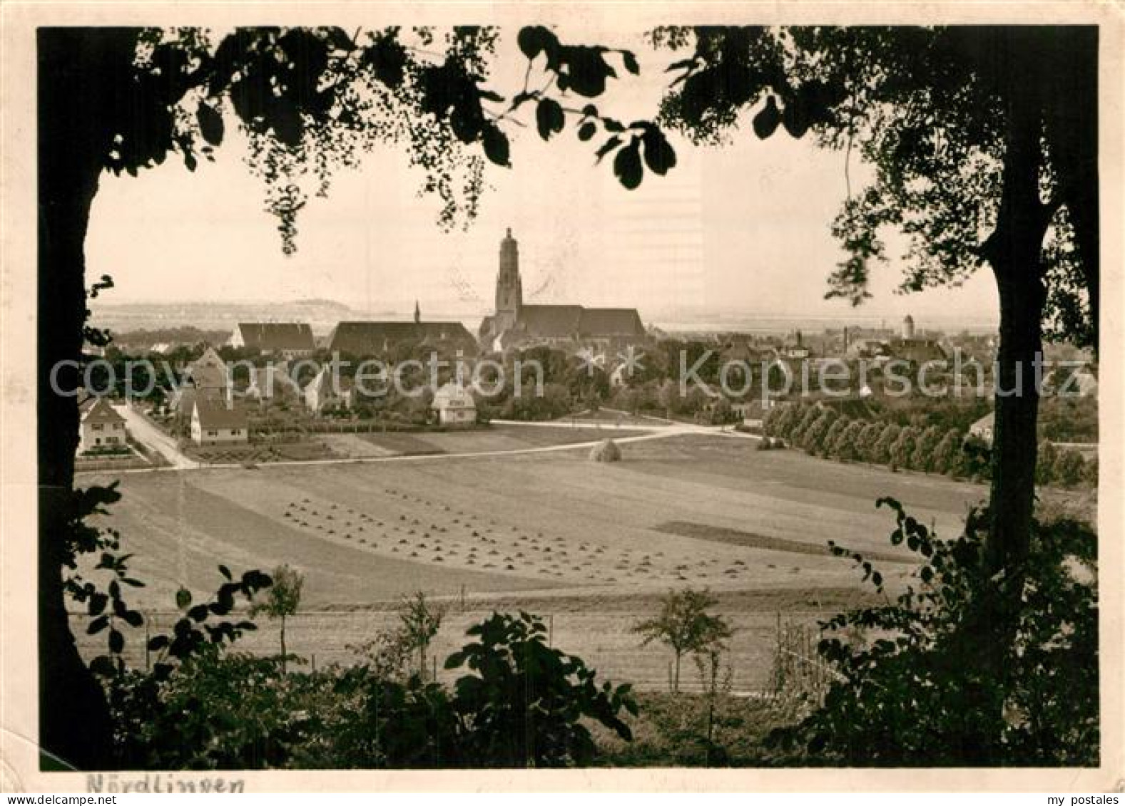 72979789 Noerdlingen Ansicht Vom Waldrand Aus Noerdlingen - Noerdlingen