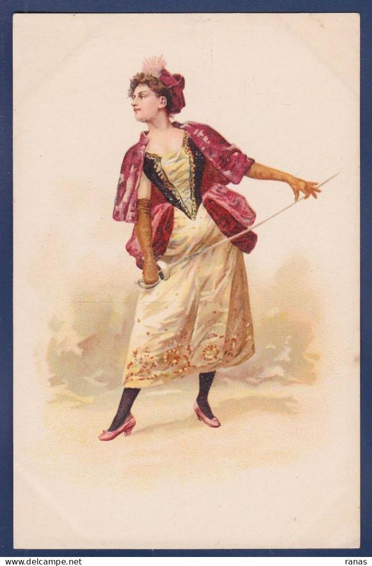 CPA Escrime Fence Illustrateur Non Circulé Femme Women Art Nouveau - Fencing