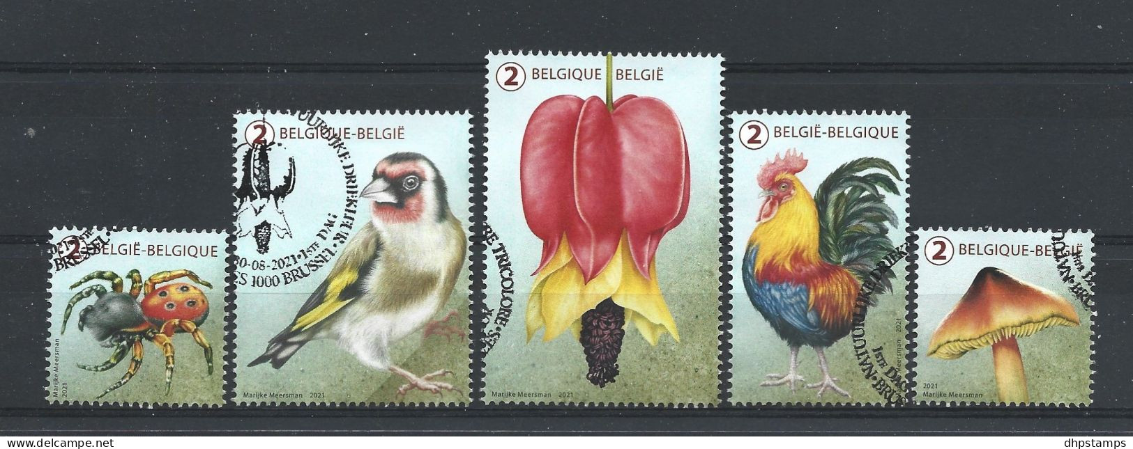 Belgie 2021 Fauna & Flora Y.T. 5024/5028  (0) - Used Stamps