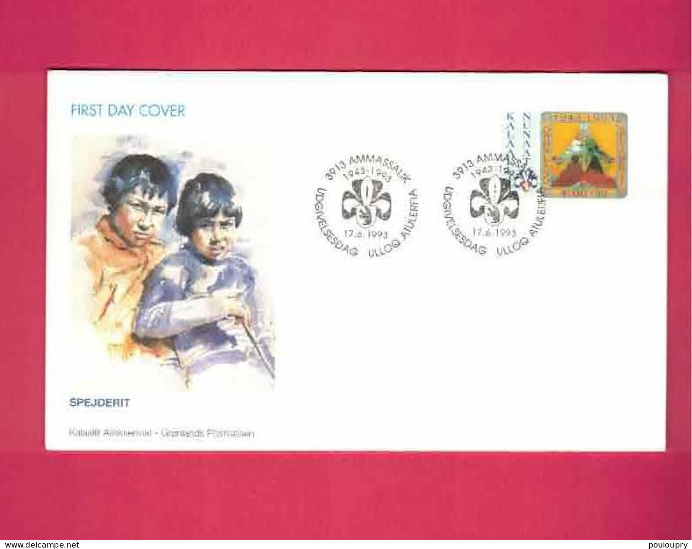 FDC De 1993 Du Groenland - YT N° 225 - Cinquantenaire Du Mouvement Scout Au Groenland - Covers & Documents