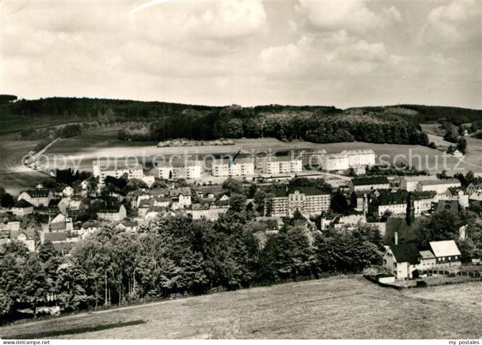 72979662 Ehrenfriedersdorf Erzgebirge Stadtmitte Mit Neubauten Am Steinbueschel  - Ehrenfriedersdorf