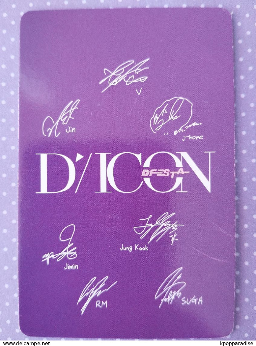 Photocard Au Choix  BTS D/ICON - Objetos Derivados