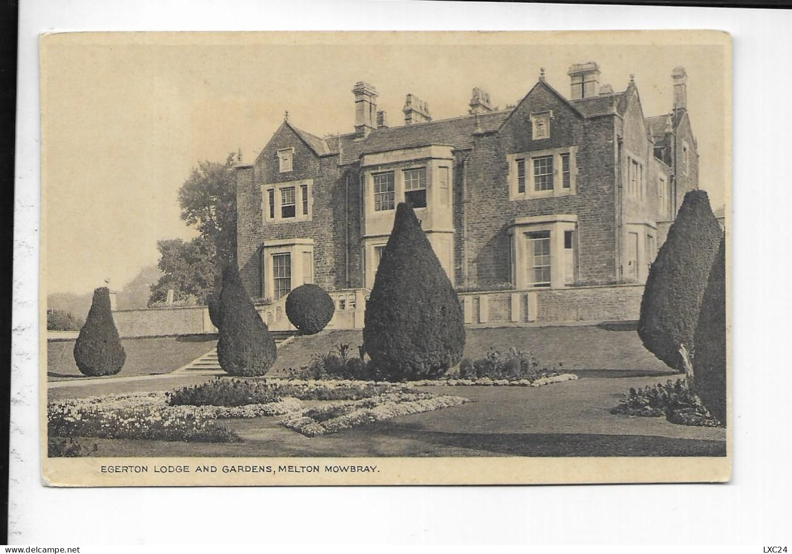 EGERTON LODGE AND GARDENS. MELTON MOWBRAY. - Autres & Non Classés