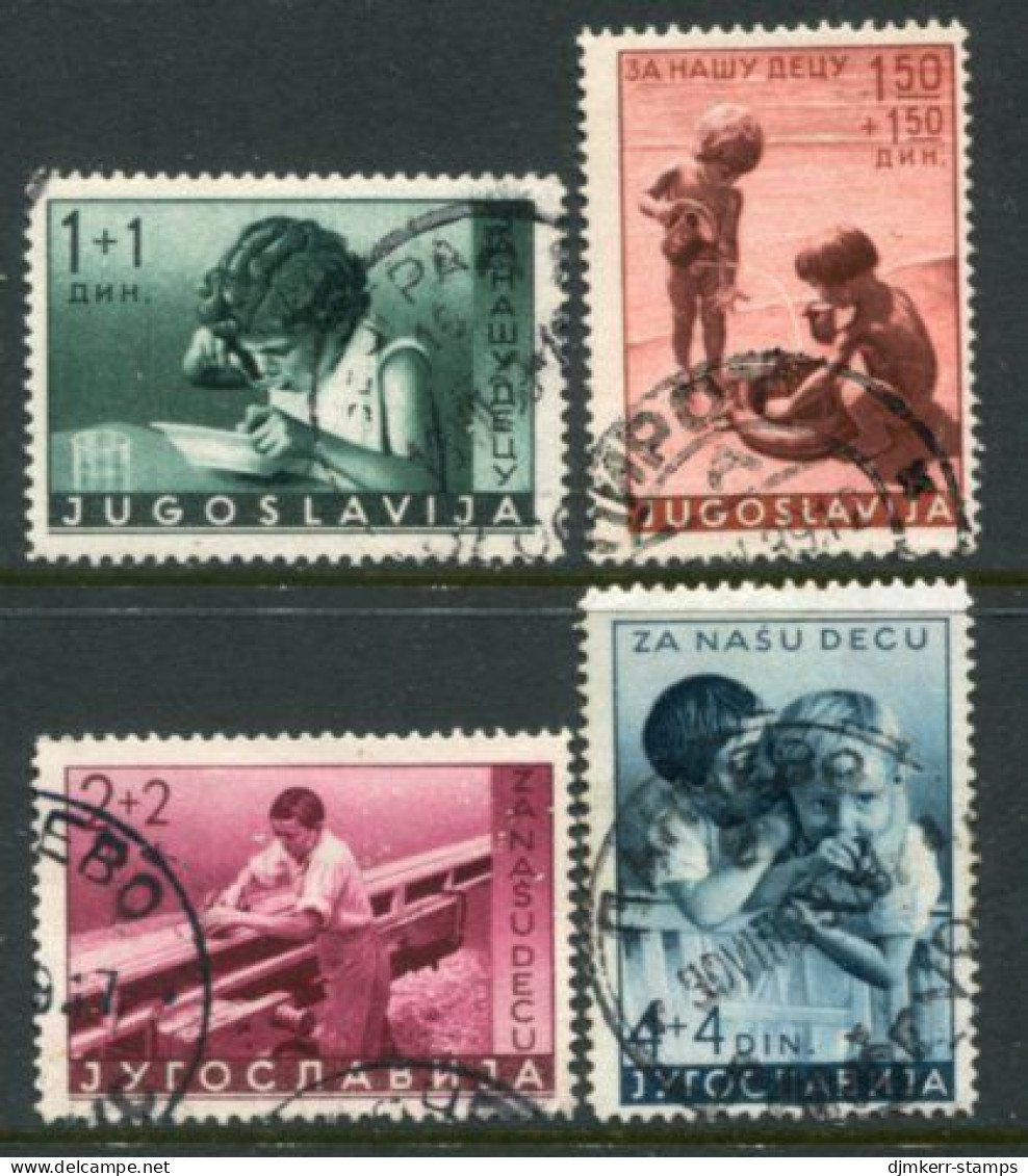 YUGOSLAVIA 1939 Child Welfare  Used.  Michel 375-78 - Used Stamps