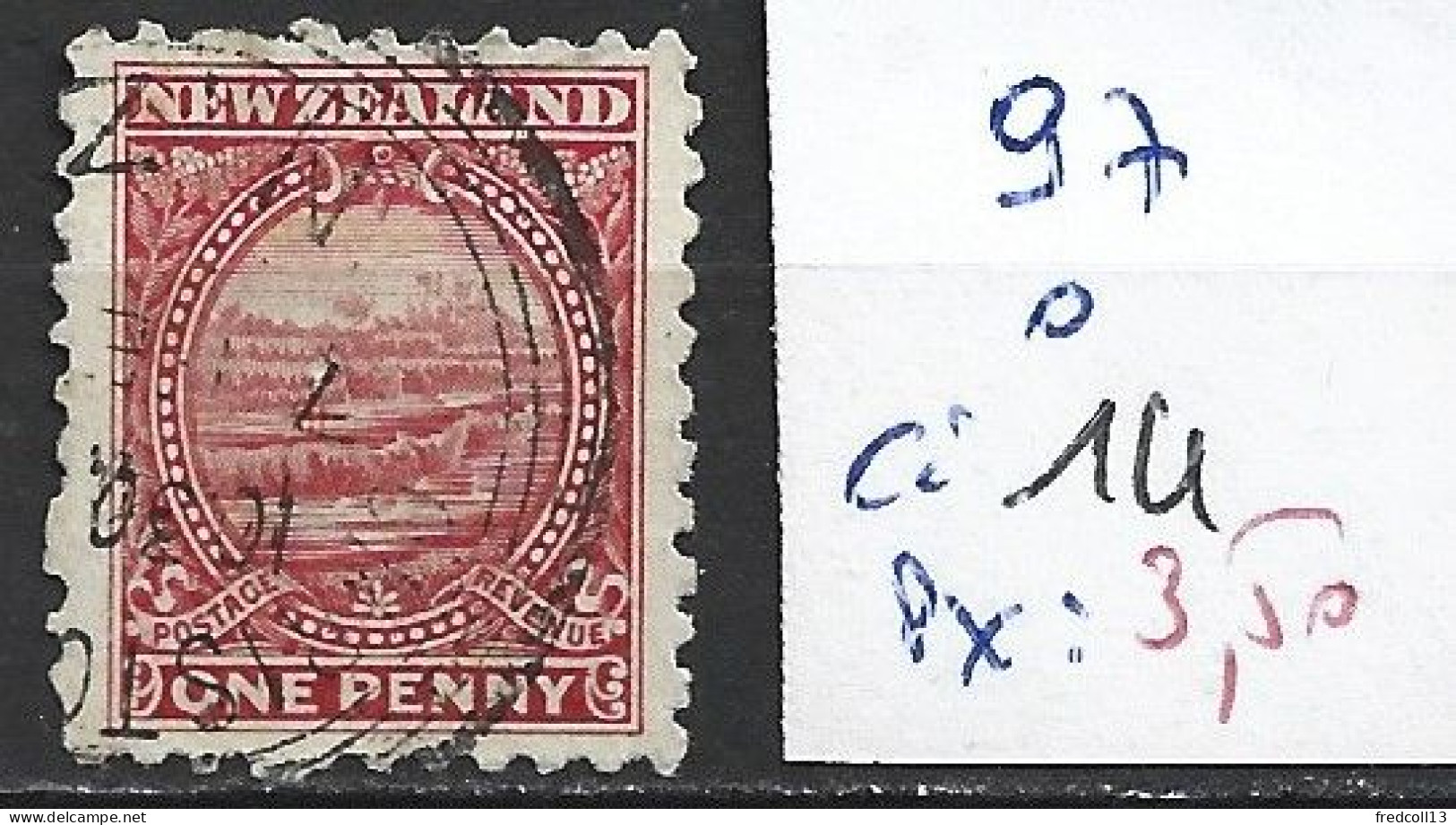 NOUVELLE-ZELANDE 97 Oblitéré Côte 14 € - Used Stamps