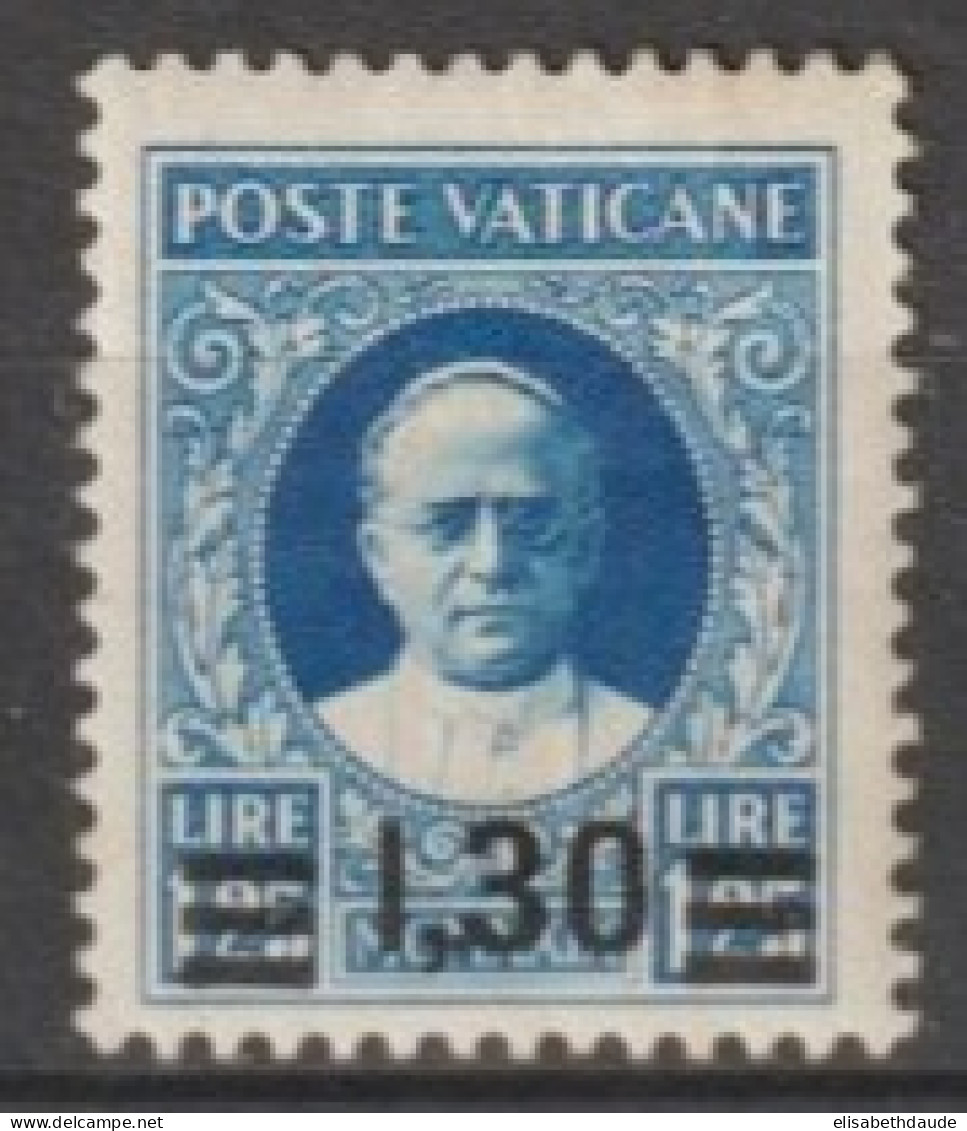 VATICAN - 1934 - YVERT 61 * MH - COTE = 150 EUR. - Nuevos