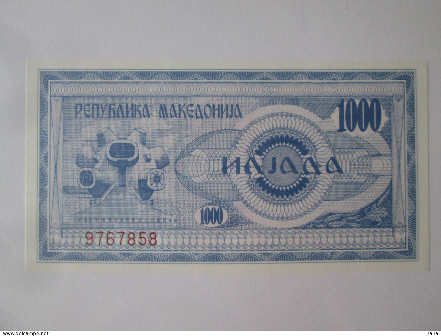 Macedonia 1000 Denari 1992 Banknote UNC,see Pictures - North Macedonia