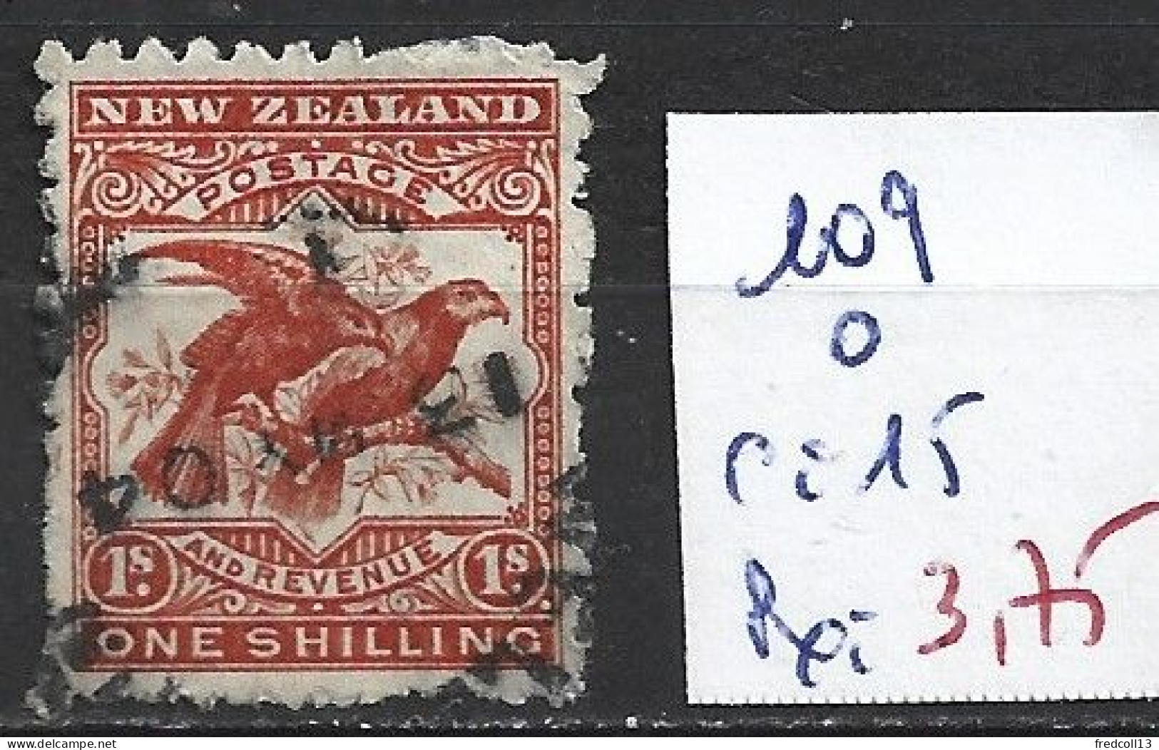 NOUVELLE-ZELANDE 109 Oblitéré Côte 15 € - Used Stamps