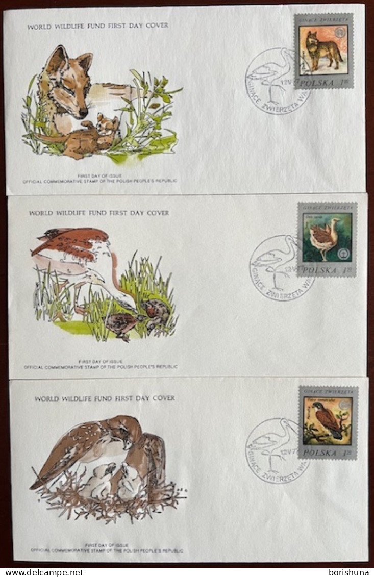 Poland - FDC WWF 1977 - Covers & Documents