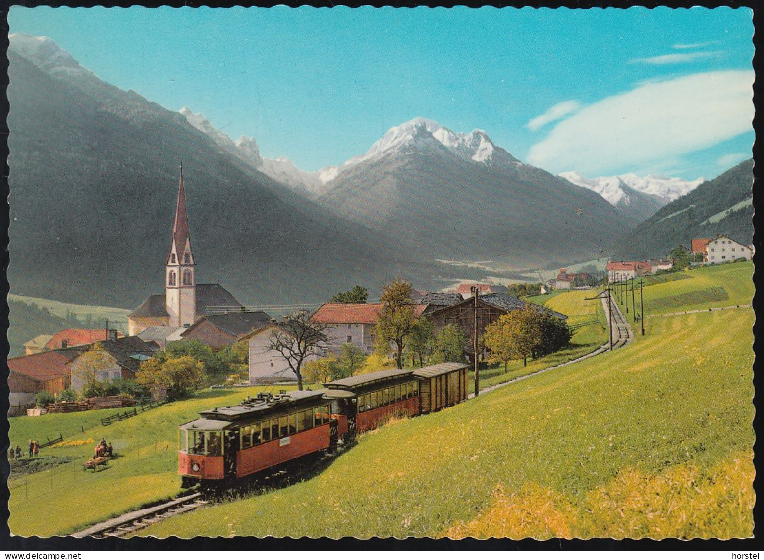 Austria - 6165 Telfes Im Stubai - Stubaitalbahn - Eisenbahn Mit Güterwagen - Train - Neustift Im Stubaital