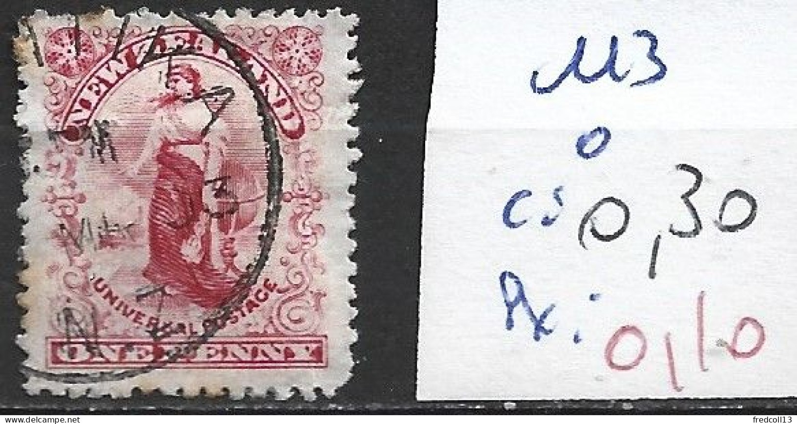 NOUVELLE-ZELANDE 113 Oblitéré Côte 0.30 € - Used Stamps
