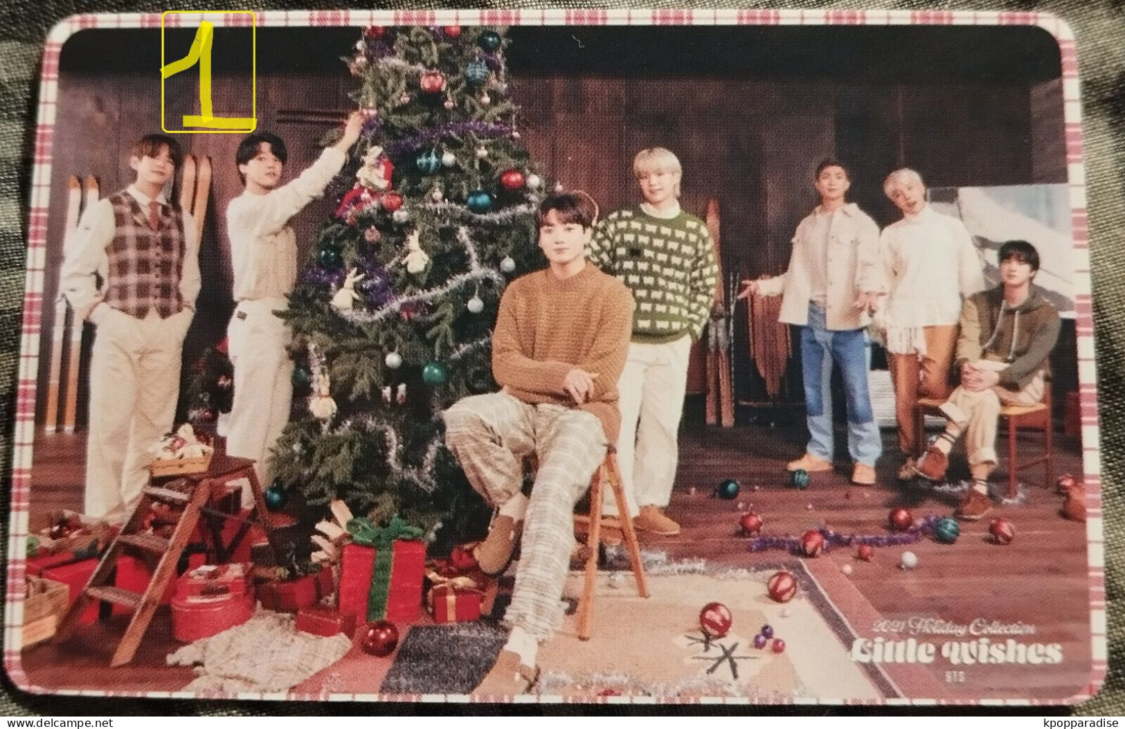 Photocard Au Choix  BTS  Little Wishes 2021  Holiday Collection - Varia