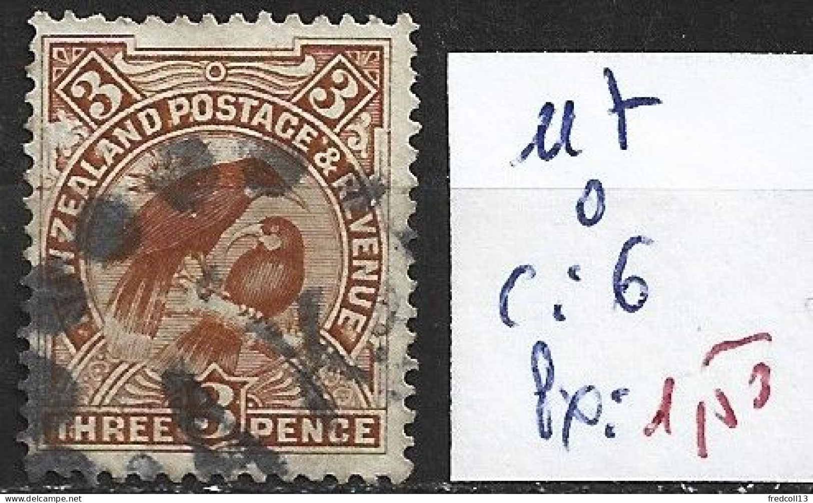 NOUVELLE-ZELANDE 117 Oblitéré Côte 6 € - Used Stamps
