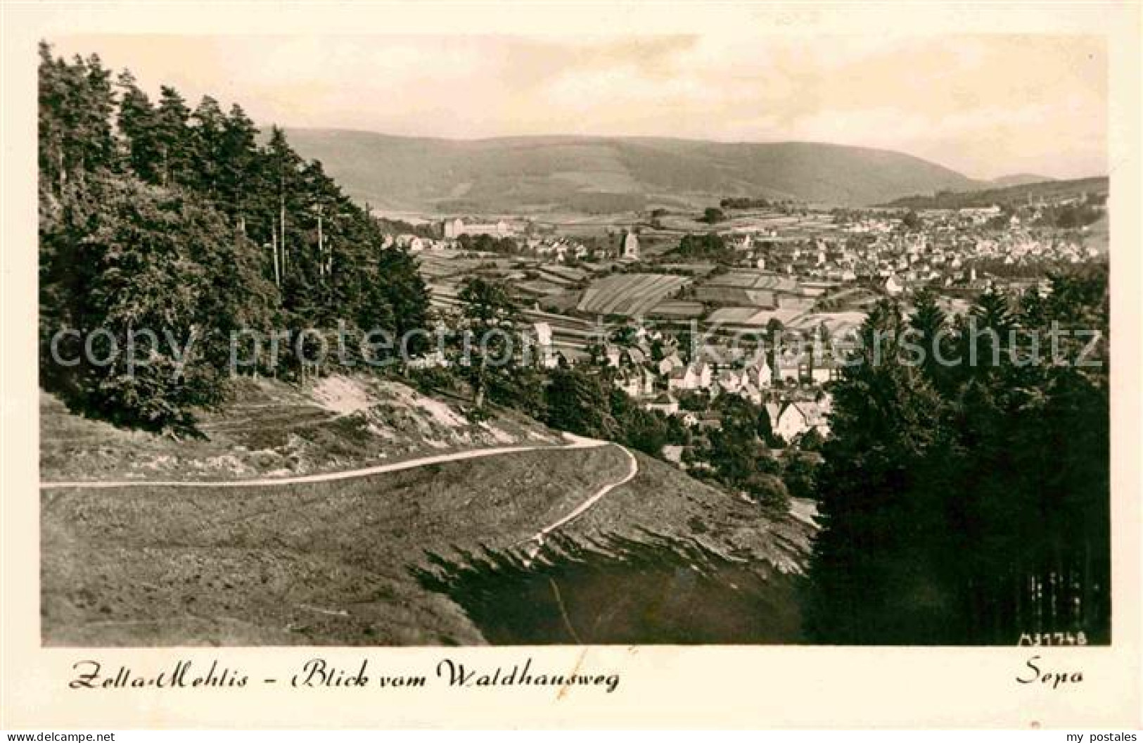 72705889 Zella-Mehlis Panorama Blick Vom Waldhausweg Zella-Mehlis - Zella-Mehlis