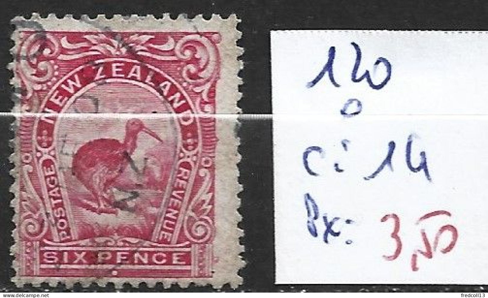 NOUVELLE-ZELANDE 120 Oblitéré Côte 14 € - Used Stamps