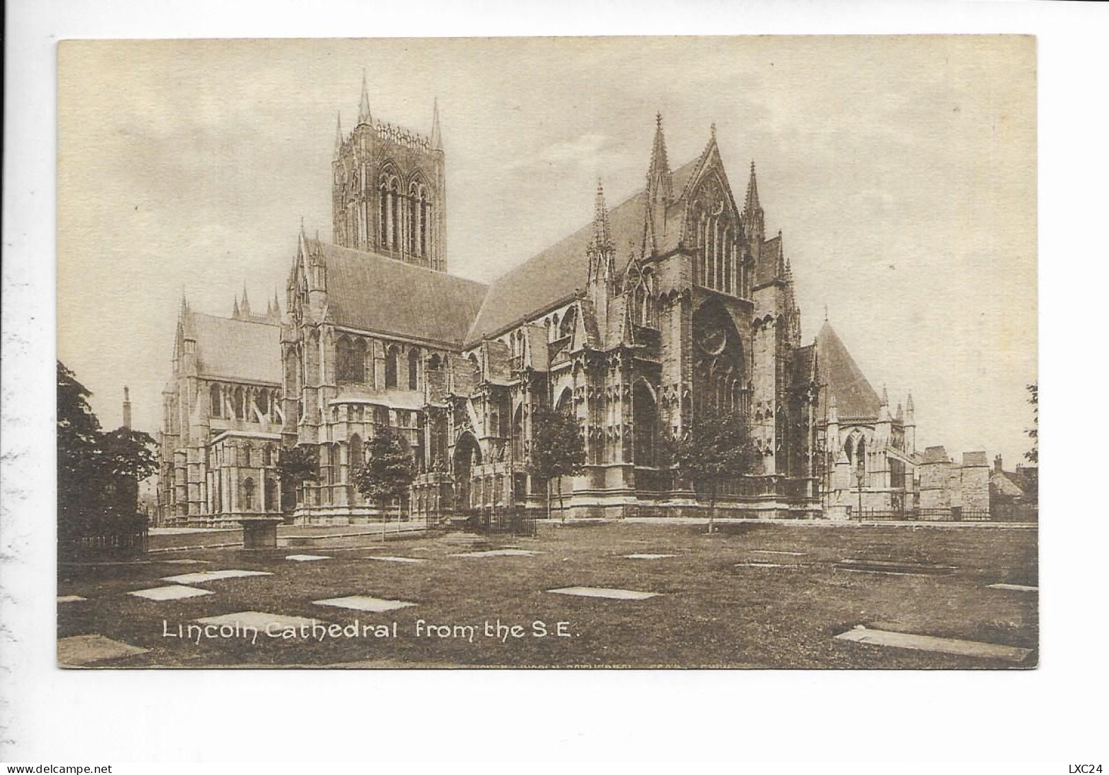 LINCOLN. CATHEDRAL FROM THE S.E. - Lincoln