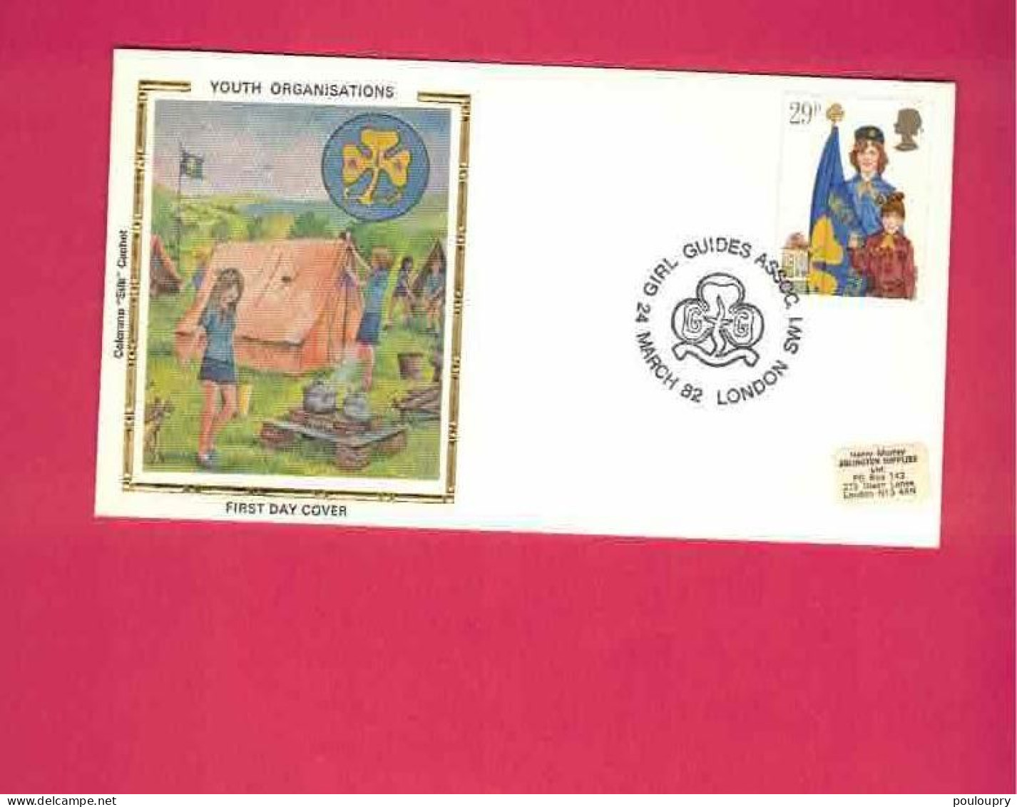 FDC De 1982 De Grande-Bretagne - YT N° 1039 à 1042 - Commémoration Du 75ème Anniversaire Du Scoutisme - Covers & Documents