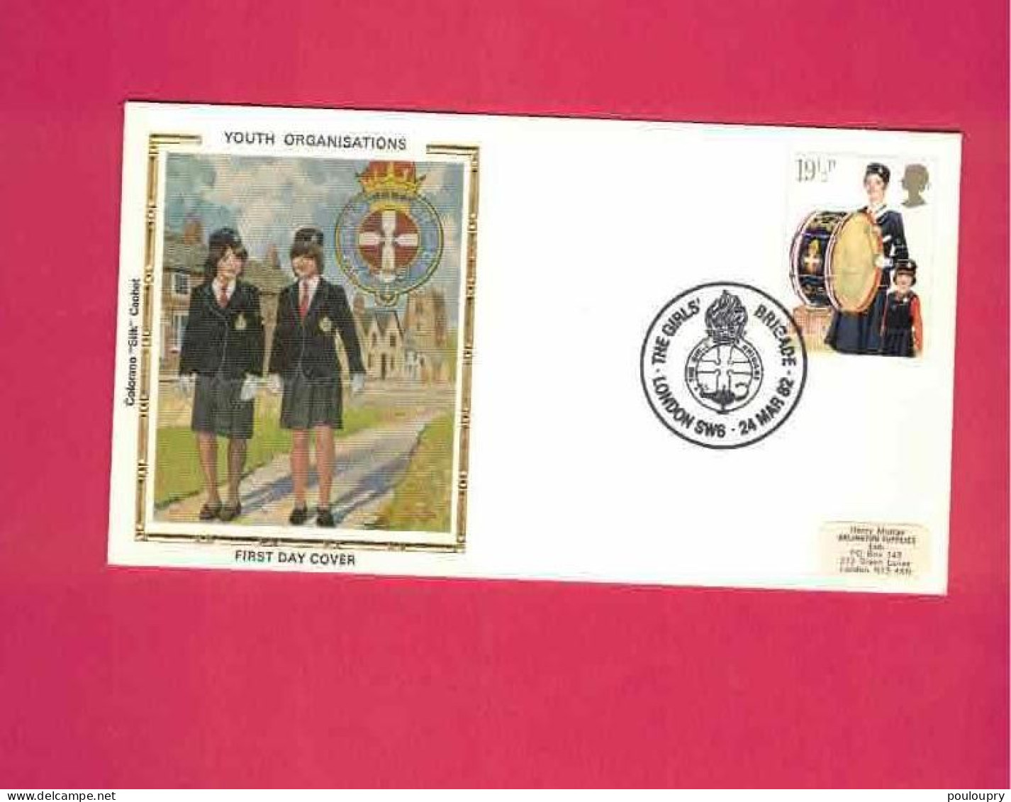 FDC De 1982 De Grande-Bretagne - YT N° 1039 à 1042 - Commémoration Du 75ème Anniversaire Du Scoutisme - Covers & Documents