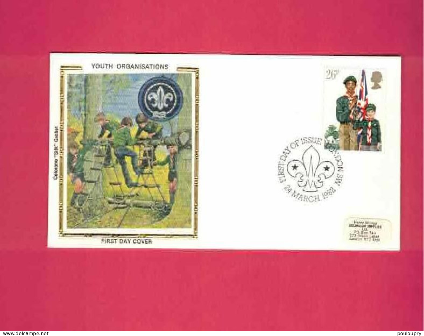 FDC De 1982 De Grande-Bretagne - YT N° 1039 à 1042 - Commémoration Du 75ème Anniversaire Du Scoutisme - Covers & Documents