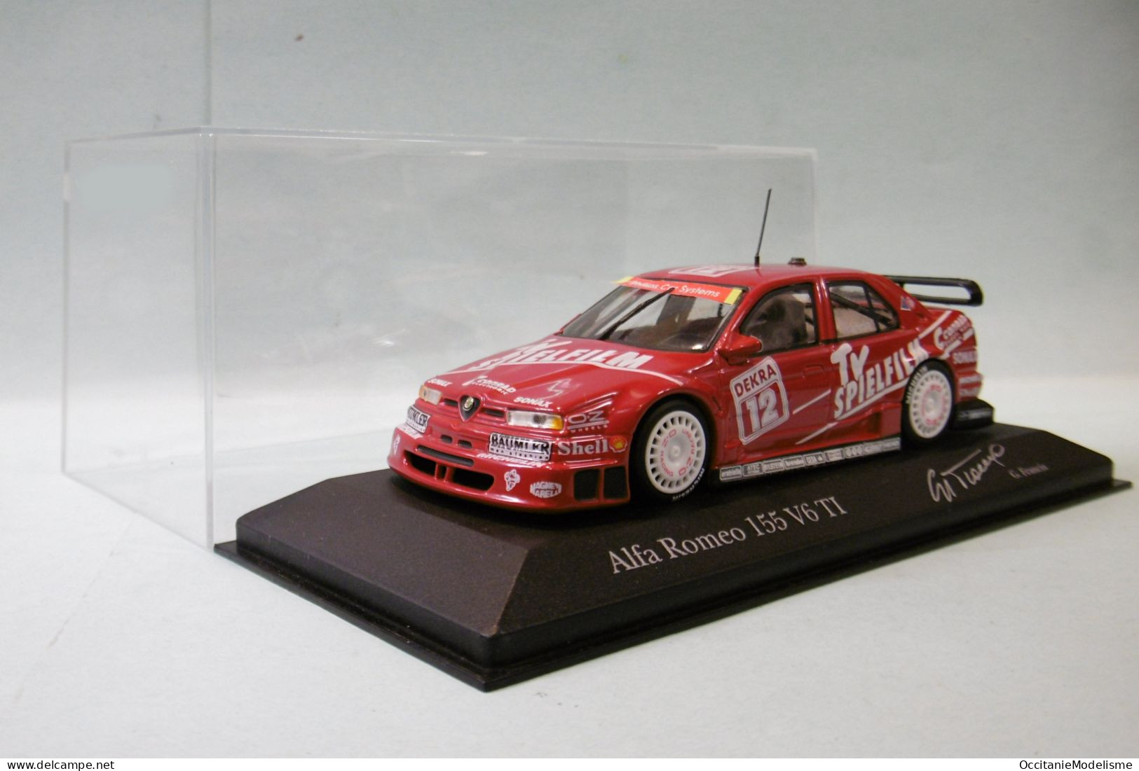 Minichamps - ALFA ROMEO 155 V6 TI DTM 1994 G. Francia N°12 Réf. 430940212 BO 1/43 - Minichamps