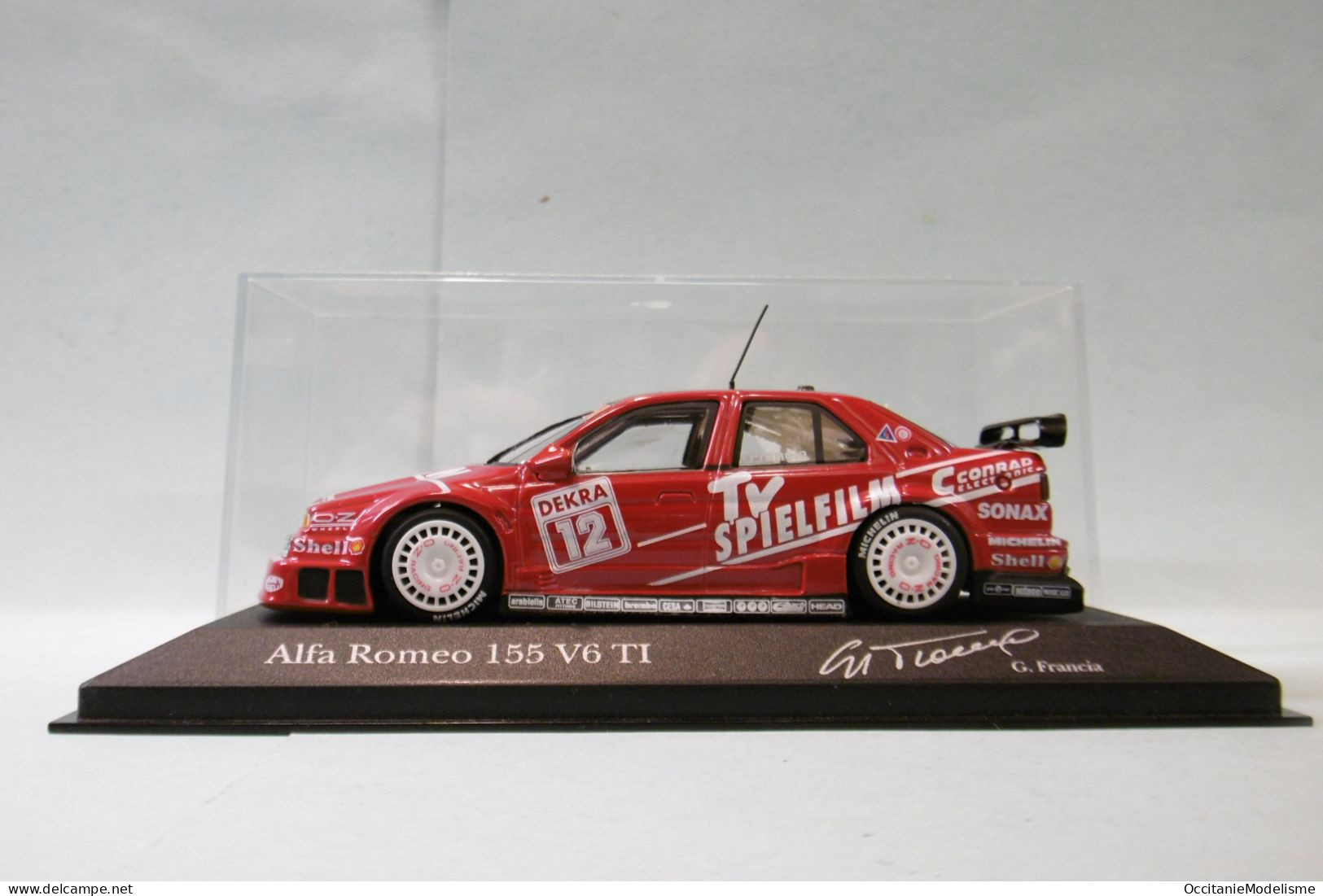 Minichamps - ALFA ROMEO 155 V6 TI DTM 1994 G. Francia N°12 Réf. 430940212 BO 1/43 - Minichamps