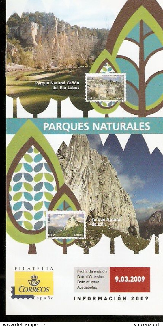 BOLLETTINO CORREOS DE ESPANA PARQUES NATURALES - Environment & Climate Protection