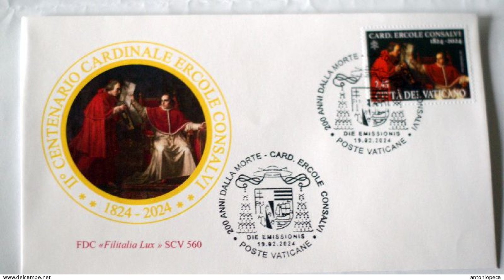 VATICAN 2024, CENTENARIO CARDINALE CONSALVI  FDC - Neufs