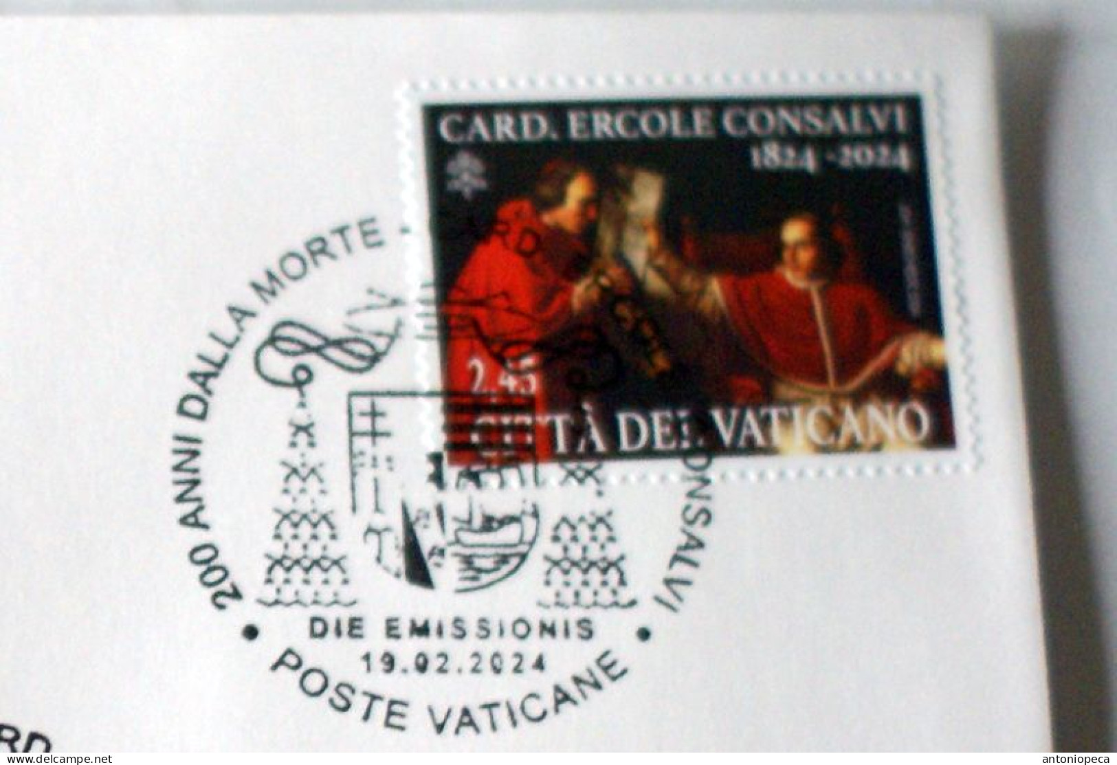 VATICAN 2024, CENTENARIO CARDINALE CONSALVI  FDC - Unused Stamps