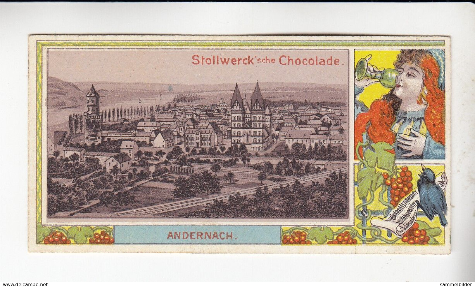 Stollwerck Album No 1  Rhein - Ansichten Andernach  Gruppe 18 #5 Von 1897 - Stollwerck