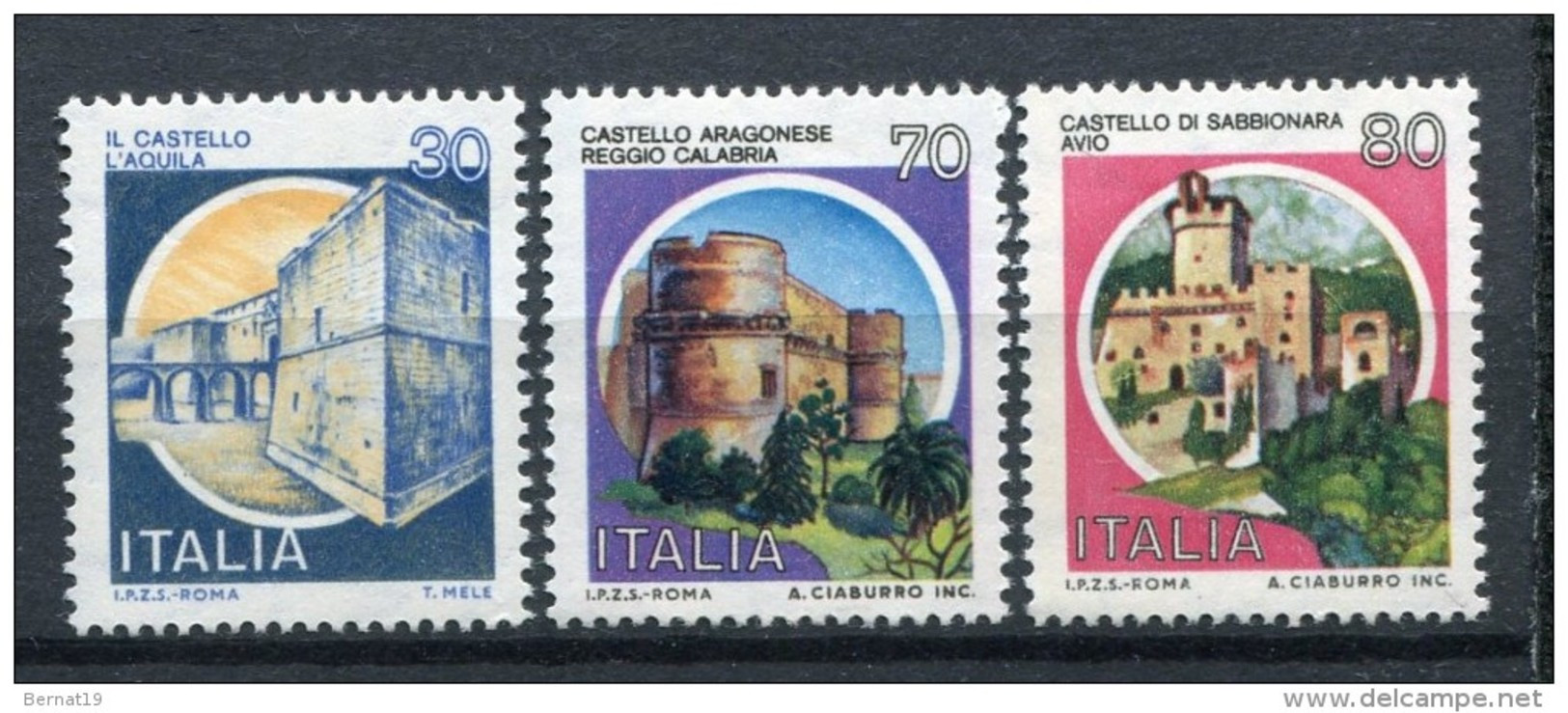 Italia 1981. Yvert 1498-500 ** MNH. - 1981-90: Neufs