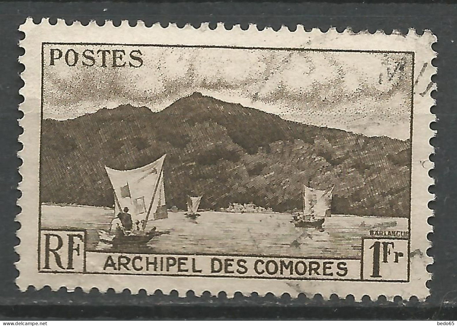 COMORES  N° 3 OBL / Used - Usati