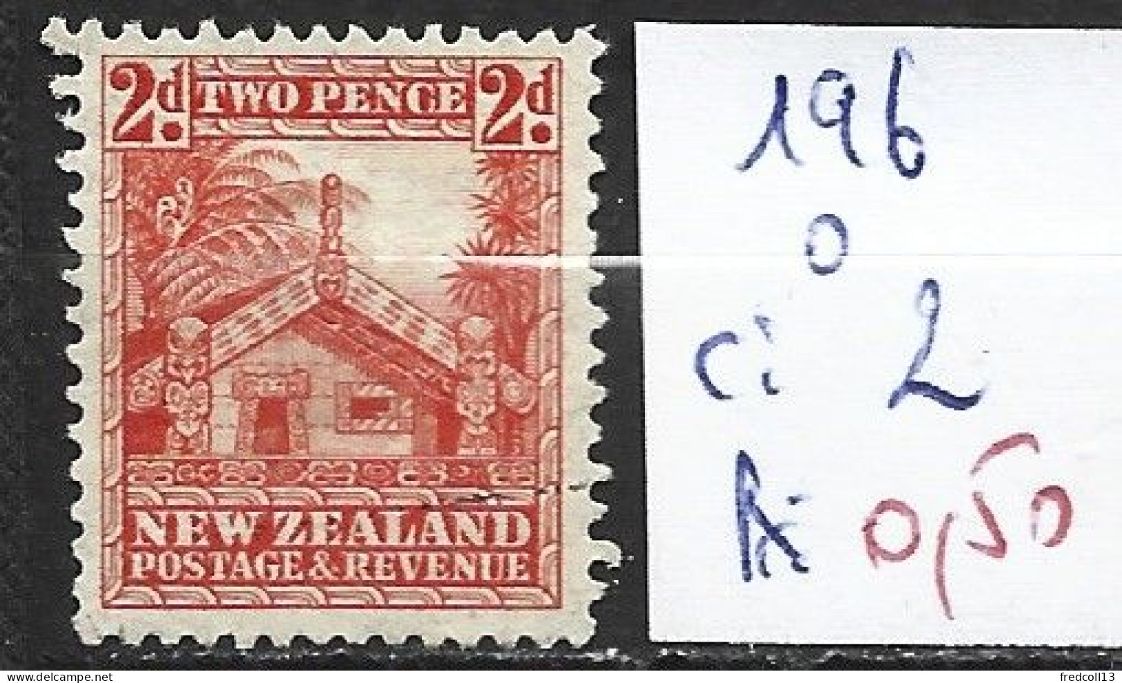 NOUVELLE-ZELANDE 196 Oblitéré Côte 2 € - Used Stamps