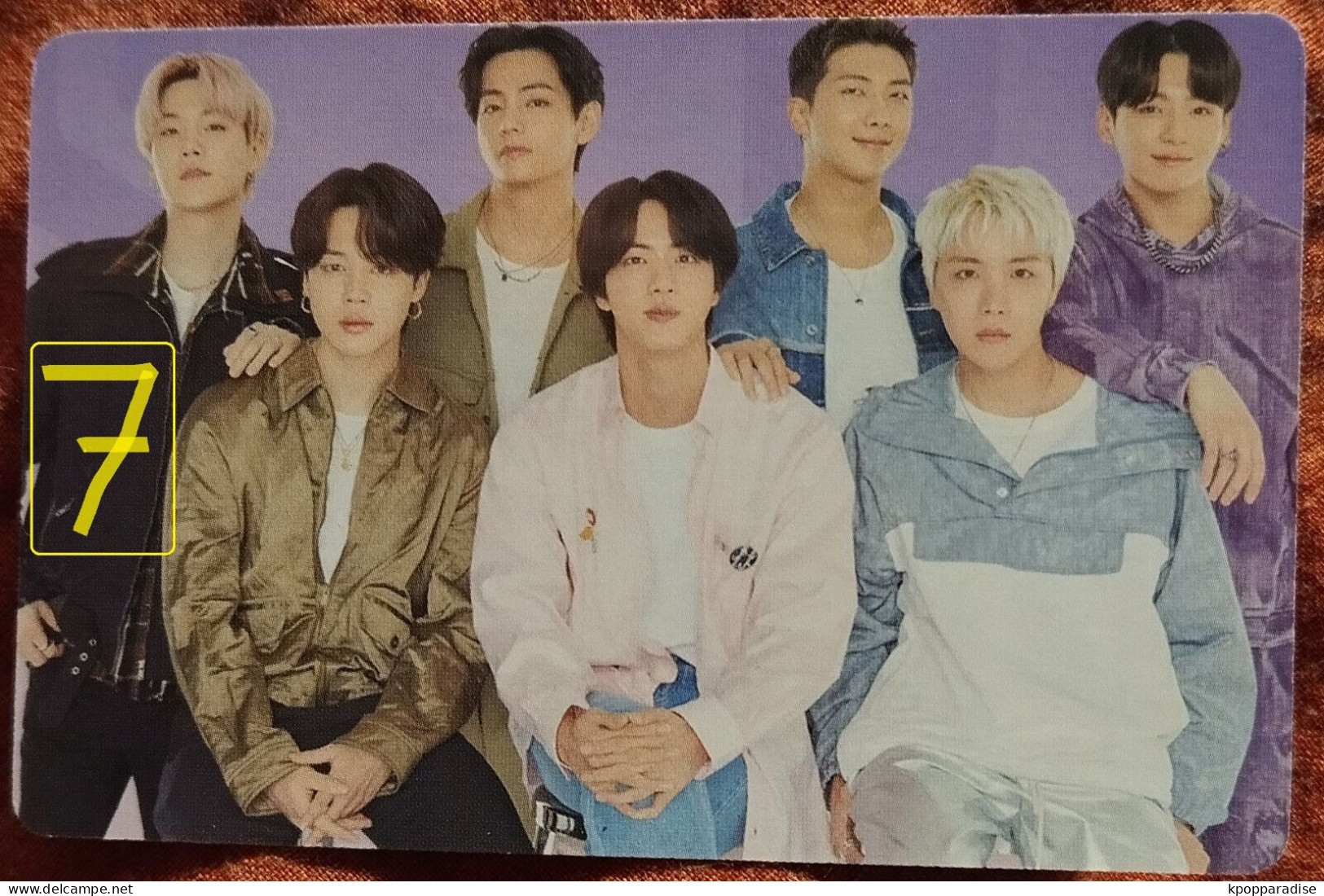 Photocard au choix  BTS  9th anniversary