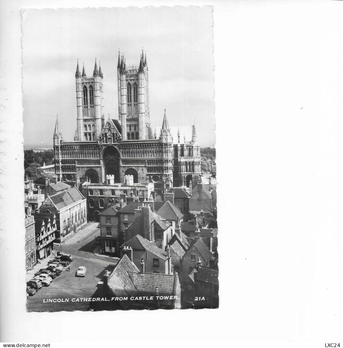 LINCOLN CATHEDRAL. FROM CASTLE TOWER. - Lincoln