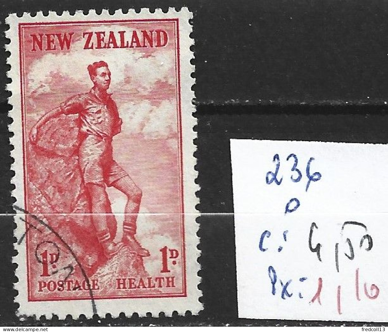 NOUVELLE-ZELANDE 236 Oblitéré Côte 4.50 € - Used Stamps