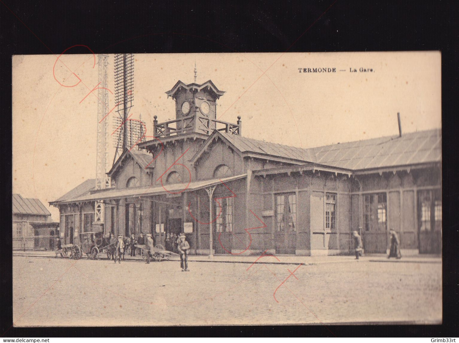 Termonde - La Gare - Postkaart - Dendermonde