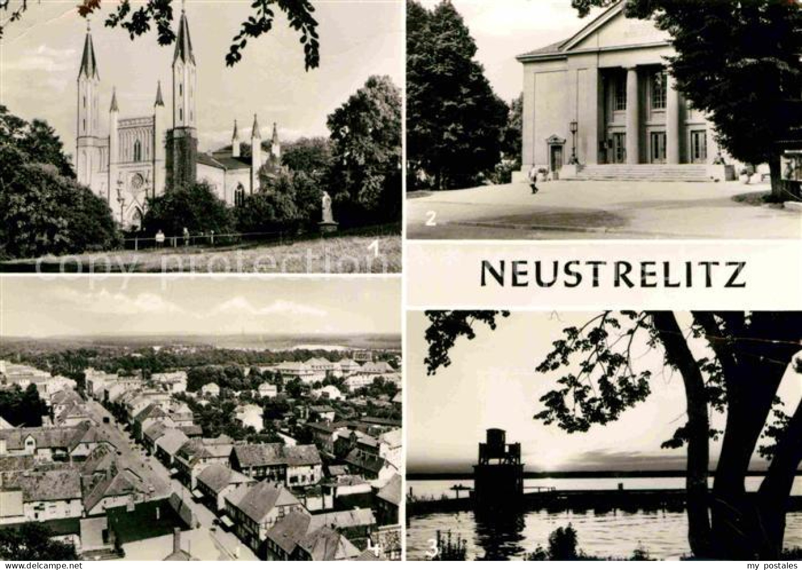 72704428 Neustrelitz Schlosskirche Friedrich Wolf Theater Am Zierker See Teilans - Neustrelitz