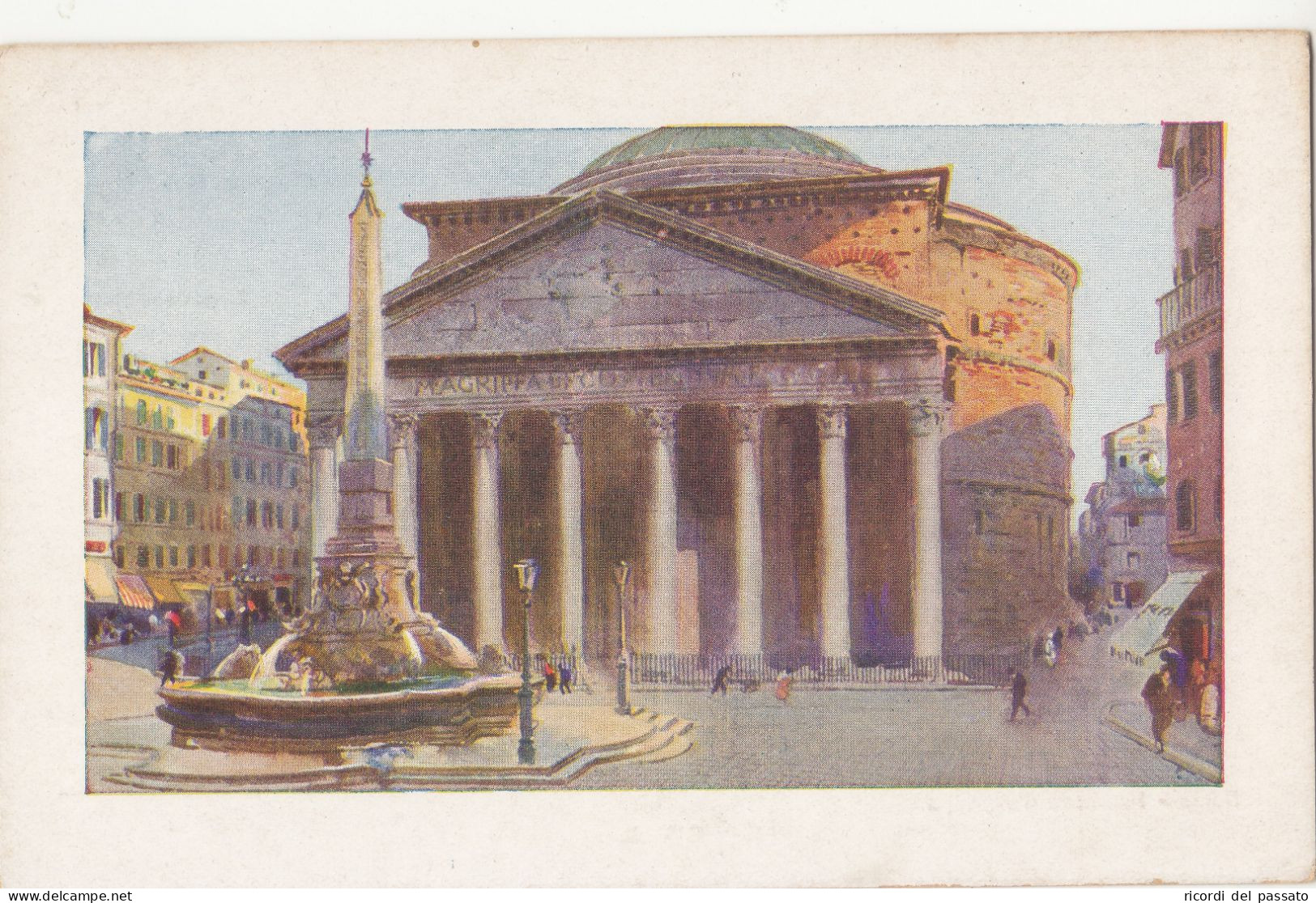 Cartolina Roma - Pantheon D'agrippa - Pantheon