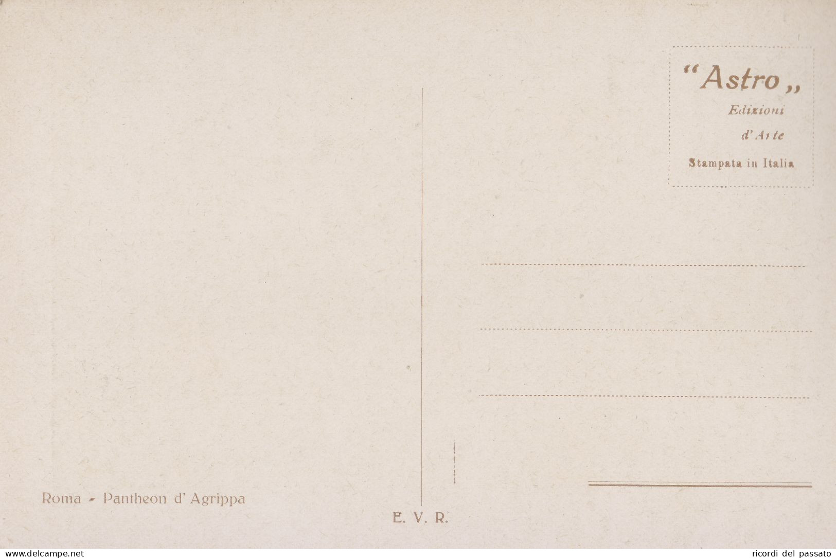 Cartolina Roma - Pantheon D'agrippa - Pantheon