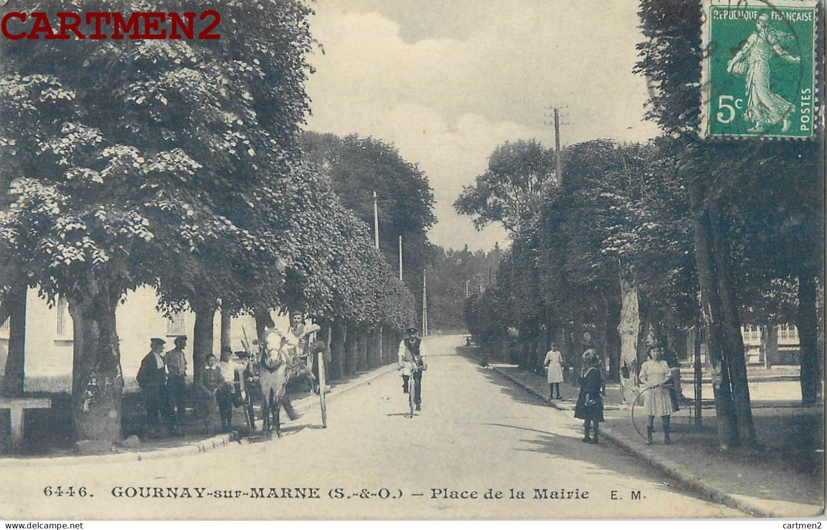 GOURNAY-SUR-MARNE PLACE DE LA MAIRIE - Gournay Sur Marne