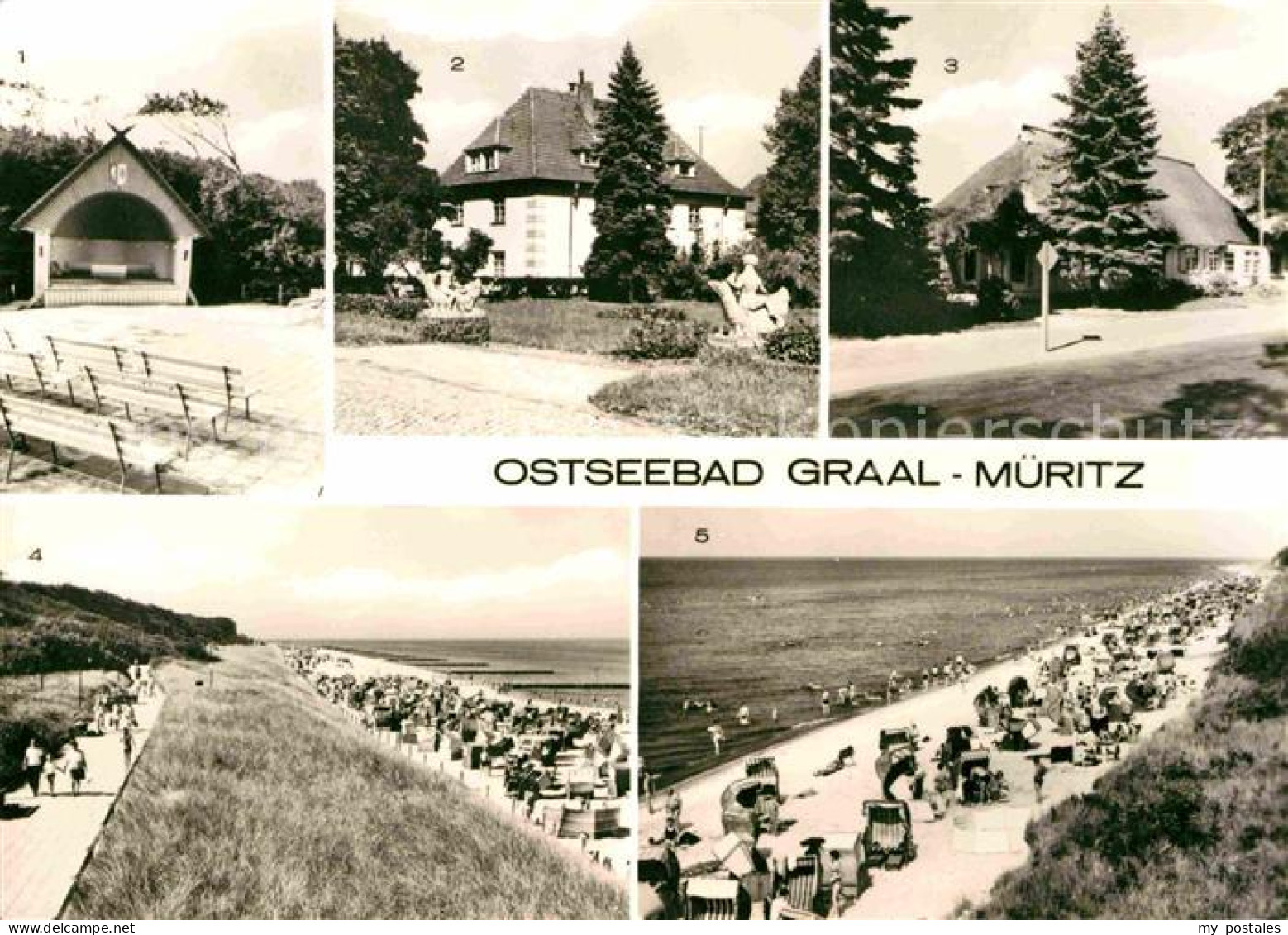 72704285 Graal-Mueritz Ostseebad Musikpavillon Kliniksanatorium Gaertnerische Pr - Graal-Müritz