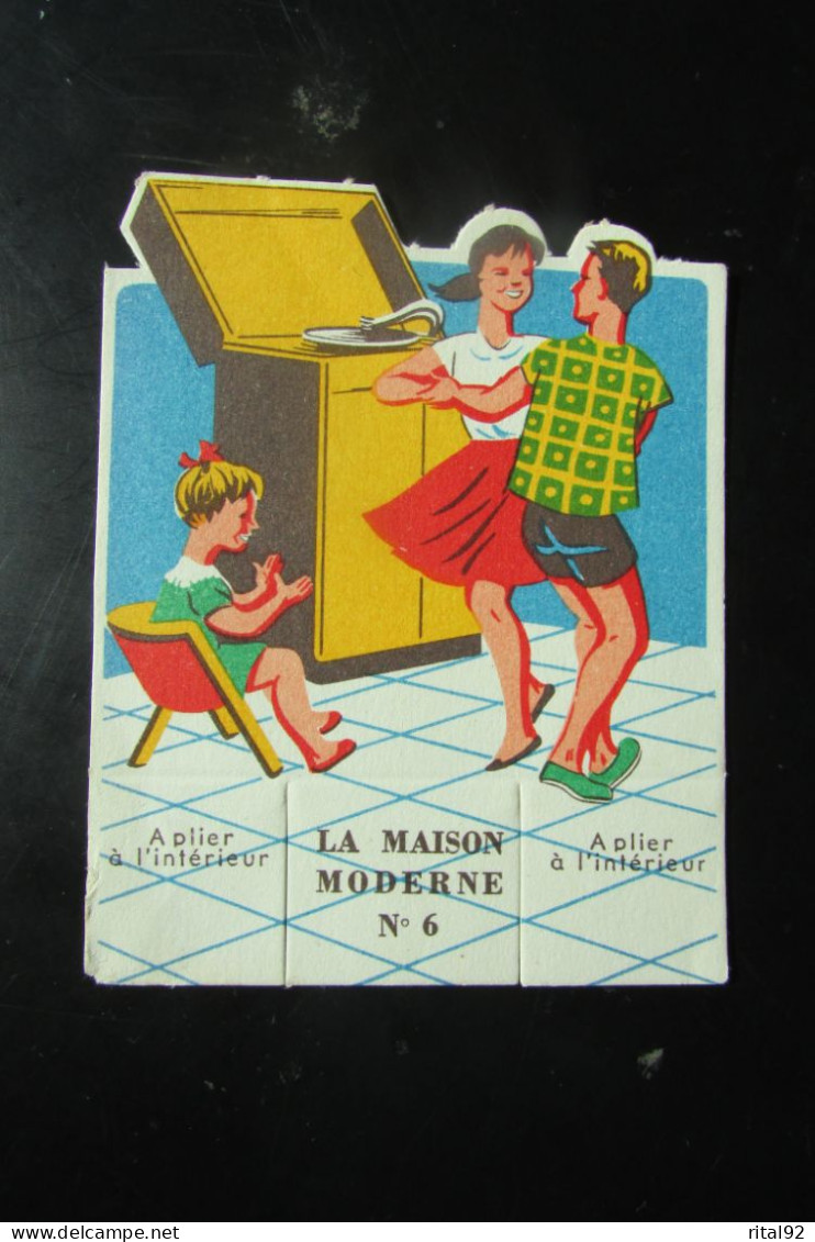 Chromo/Découpis "PHOSPHATINE L'aliment Parfait De Bébé" - Série "LA MAISON MODERNE" Années 1950/60 - Tiere