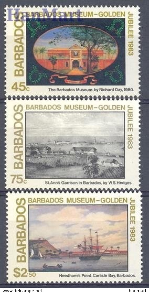 Barbados 1983 Mi 594-596 MNH  (ZS2 BRB594-596) - Museums