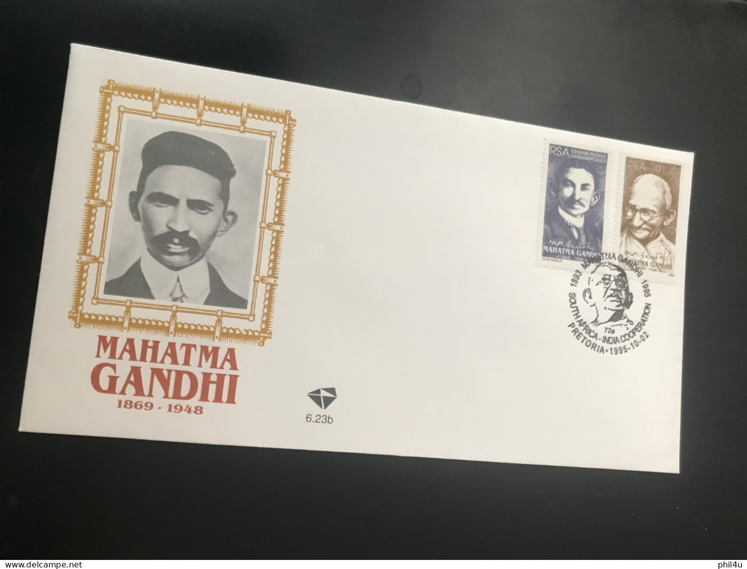 2 Mahatma Gandhi South Africa Set With 2 Special Cards Looks Scarce See Photos Offers Invited On My Listings - Mahatma Gandhi